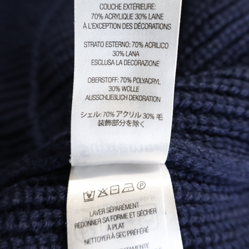 SUPREME(シュプリーム) 25AW Small Box Polo Sweater スモール ボックスロゴ ポロ ニット 長袖 セーター ネイビー