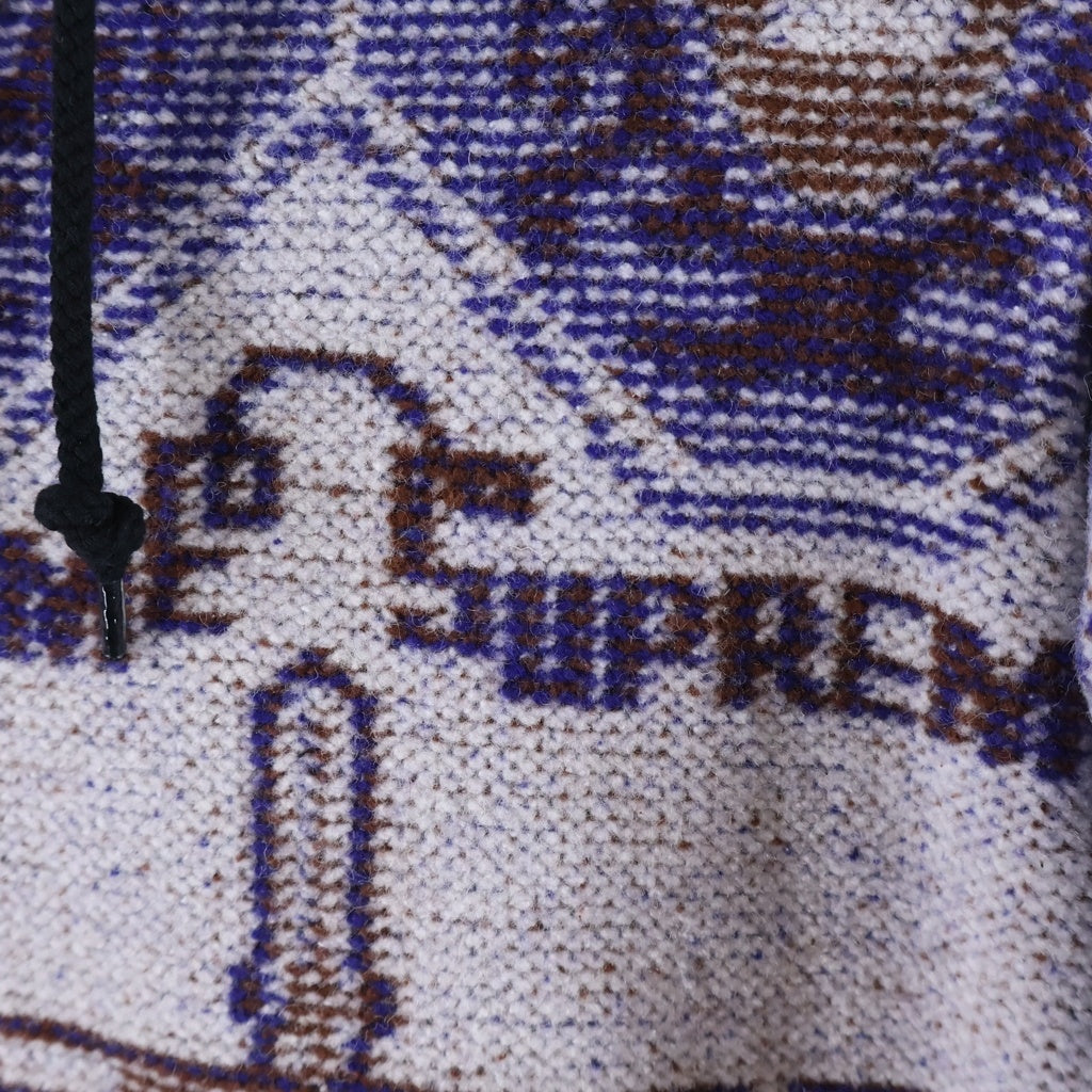 SUPREME(シュプリーム) 22AW Woven Hooded Jacket ウーブンフーデッドジャケット 総柄ジップアップパーカー パープル
