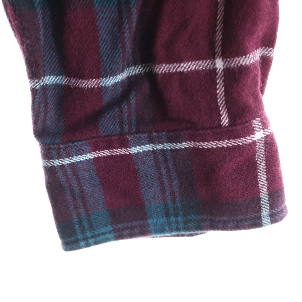 SUPREME(シュプリーム) 16AW Tartan Plaid Flannel Shirt タータンプレイド フランネルチェック長袖シャツ ボルドー