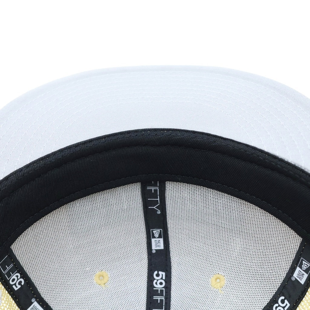 SUPREME(シュプリーム) 24SS ×NEW ERA Box Logo Mesh Back Cap ニューエラ ボックスロゴ 6パネル メッシュ ベースボールキャップ ベージュ