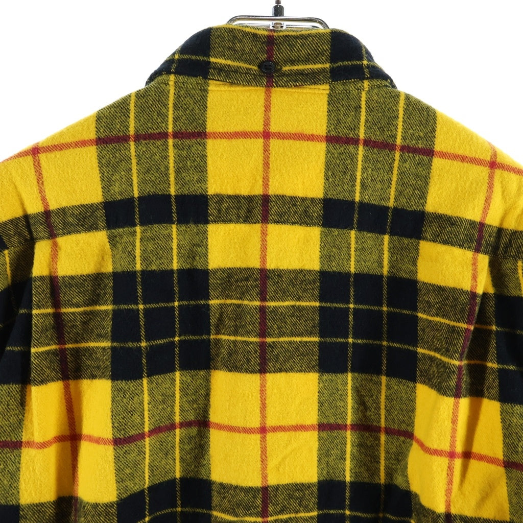 SUPREME(シュプリーム) 13AW Tartan Flannel Shirt タータンフランネルチェック ボタンダウン長袖シャツ イエロー
