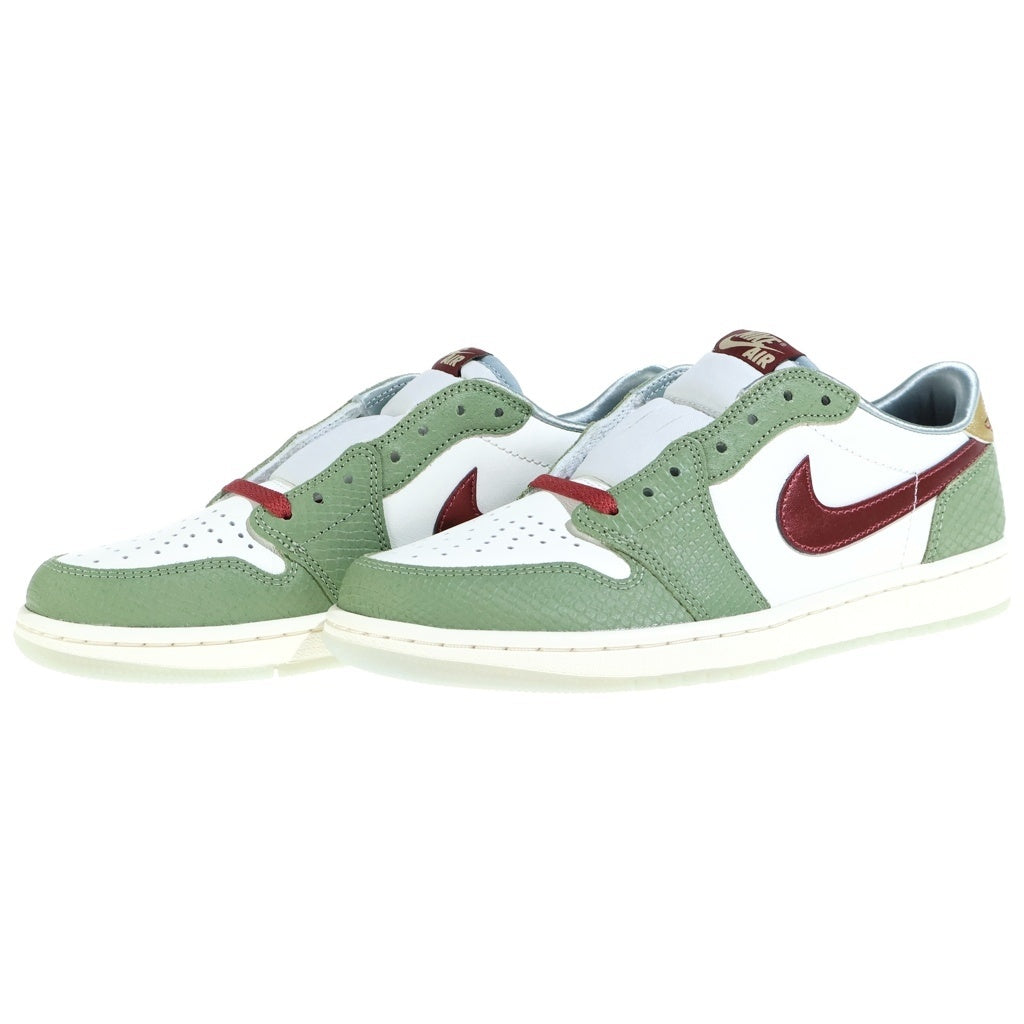 NIKE(ナイキ) AIR JORDAN 1 LOW OG CHINESE NEW YEAR エアジョーダン チャイニーズニューイヤー ローカットスニーカー カーキ/ホワイト US8/26cm FN3727-100