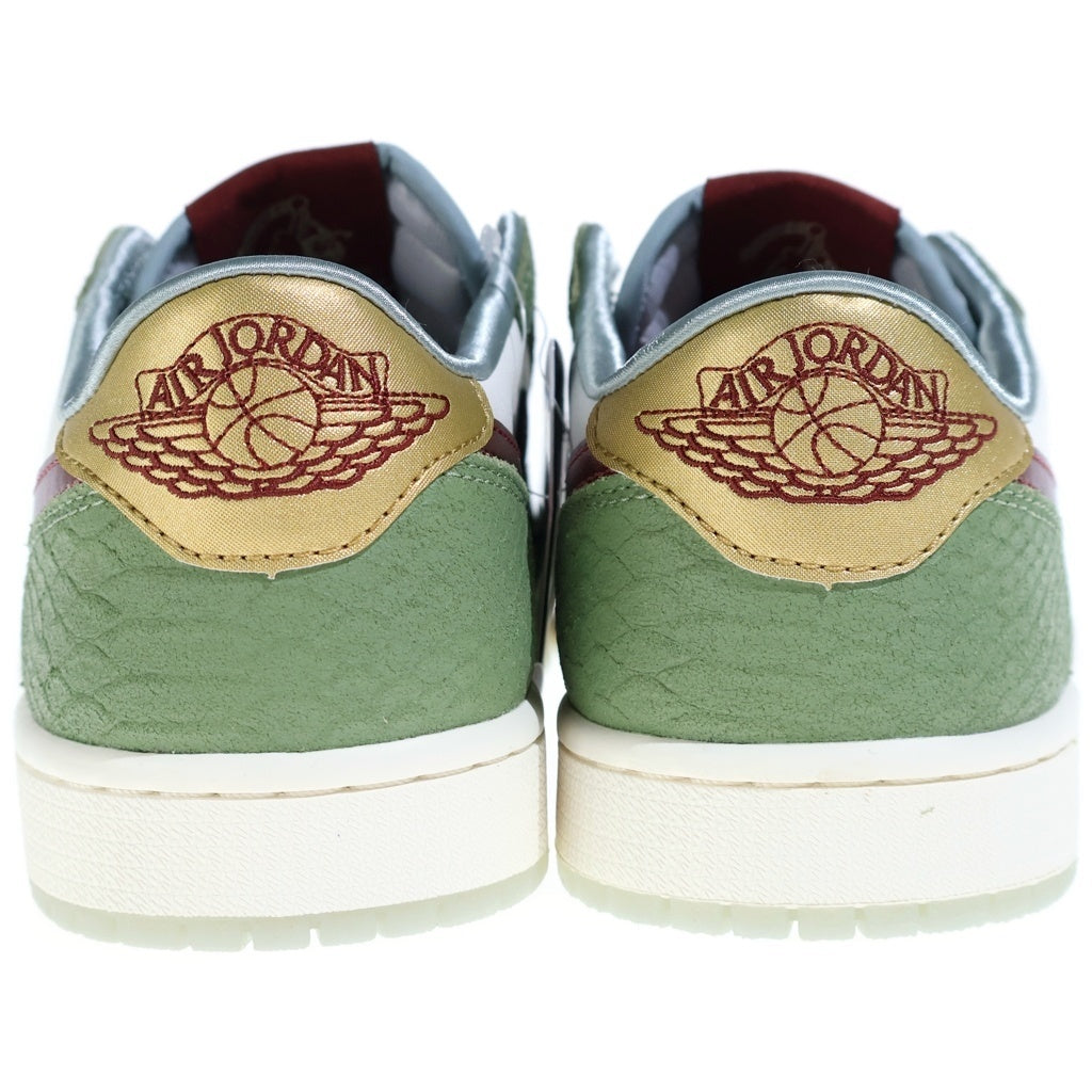 NIKE(ナイキ) AIR JORDAN 1 LOW OG CHINESE NEW YEAR エアジョーダン チャイニーズニューイヤー ローカットスニーカー カーキ/ホワイト US8/26cm FN3727-100
