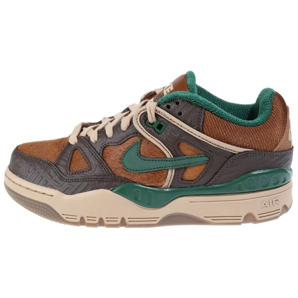 NIKE(ナイキ) ×NIGO AIR FORCE LOW SP ニゴ エアフォース 3 ローカットスニーカー ブラウン/グリーン US8/26cm HQ0260-201