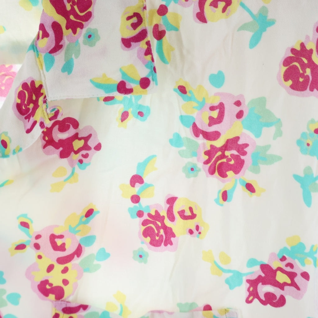SUPREME(シュプリーム) 20SS Floral Rayon S/S Shirt フローラル レーヨン 半袖 オープンカラーシャツ ホワイト