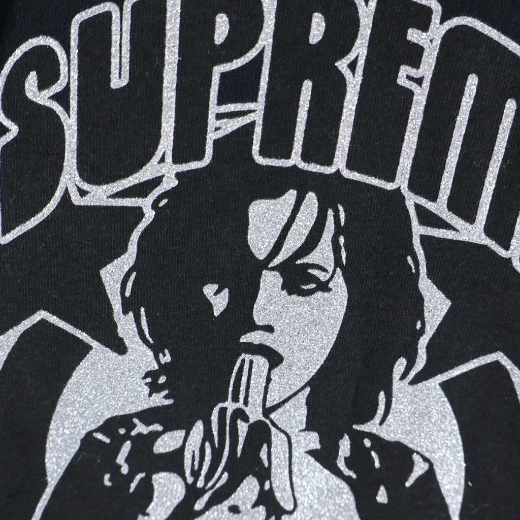 SUPREME(シュプリーム) 21SS ×HYSTERIC GLAMOUR L/S Tee ヒステリックグラマー グラフィックロゴプリントTシャツ 長袖クルーネックカットソー ブラック