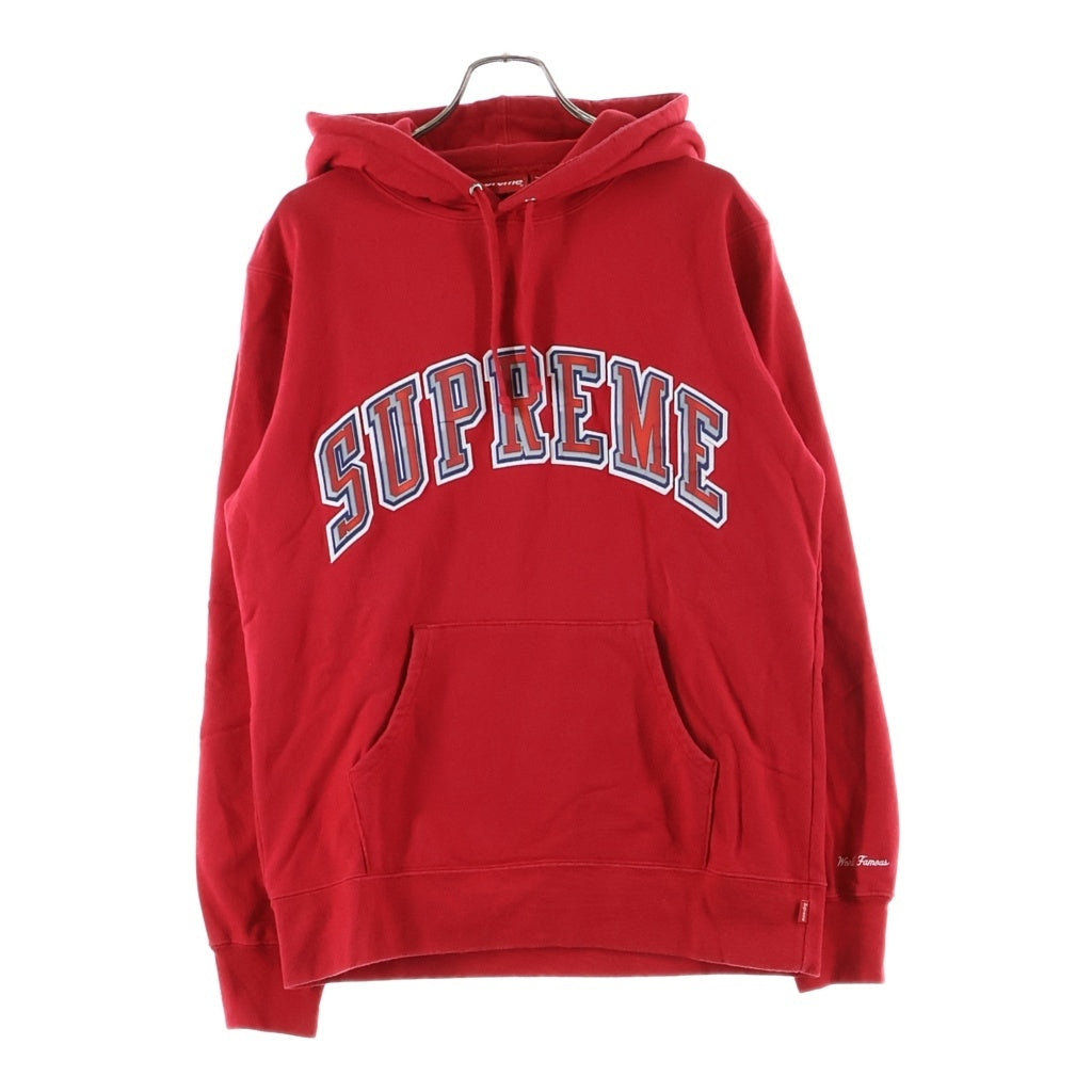 SUPREME(シュプリーム) 15SS Chrome Arc Hooded Sweatshirt クローム アーチロゴ プルオーバースウェットパーカー フーディー レッド
