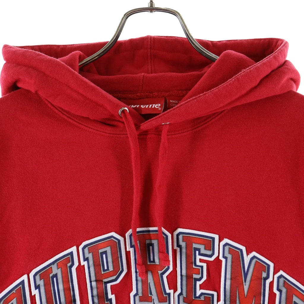 SUPREME(シュプリーム) 15SS Chrome Arc Hooded Sweatshirt クローム アーチロゴ プルオーバースウェットパーカー フーディー レッド