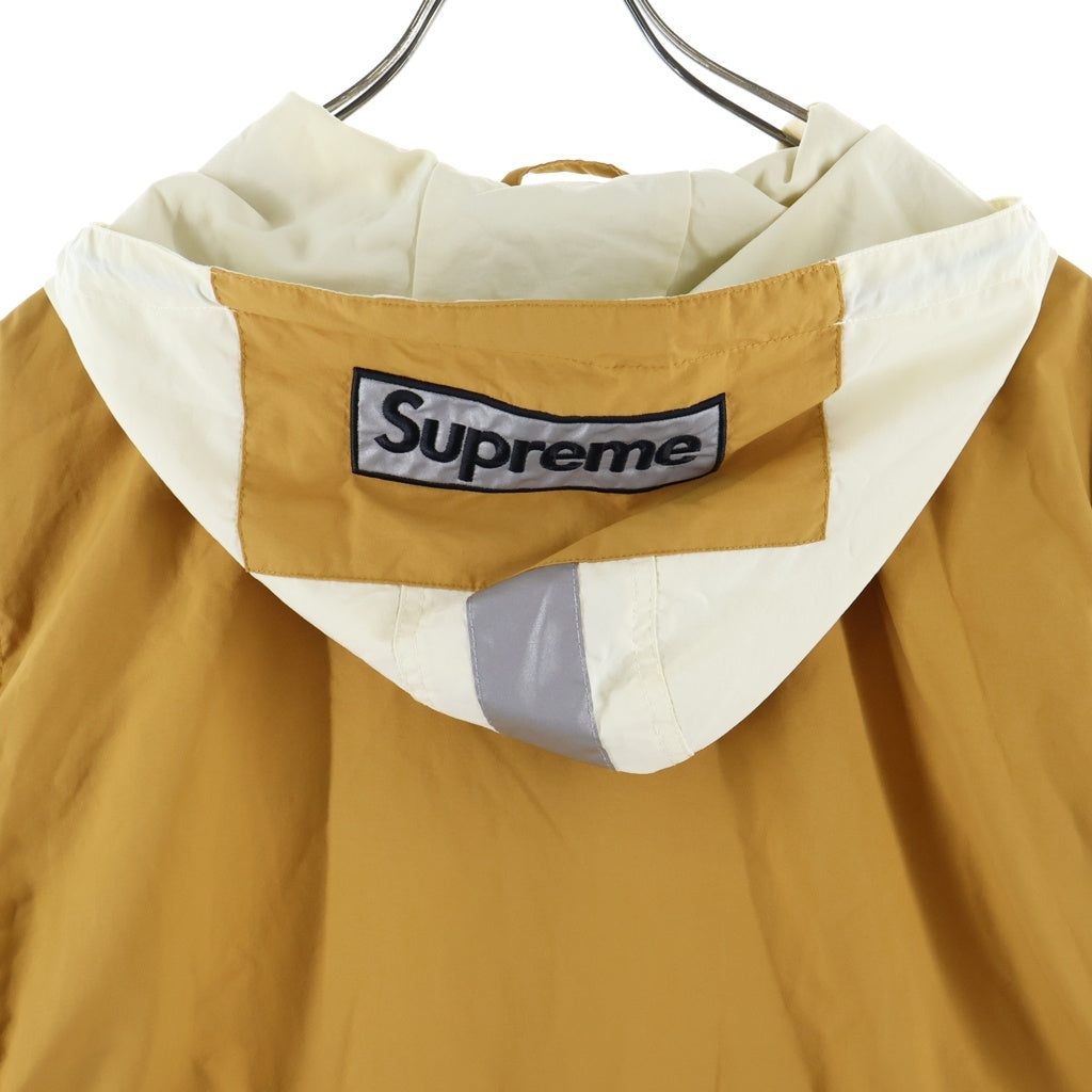SUPREME(シュプリーム) 18AW 2-Tone Zip Up Jacket ナイロン 2トーン フーデッドジップアップジャケット ブラウン