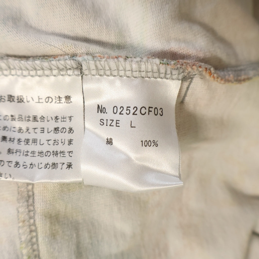 HYSTERIC GLAMOUR(ヒステリックグラマー) 総柄 コットン ジップアップスウェットパーカー フーディー マルチカラー 0252CF03