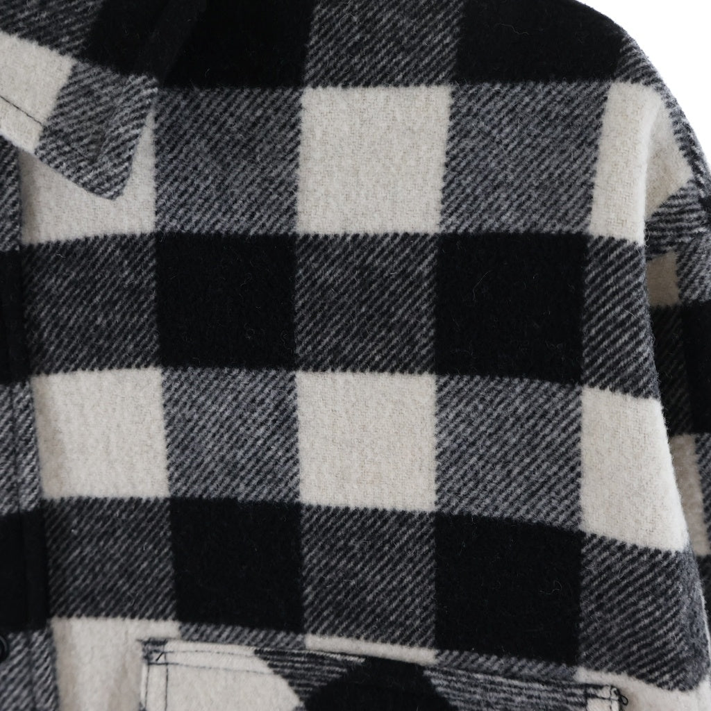 SUPREME(シュプリーム) 19AW 1-800 Buffalo Plaid Shirt バッファロー プレイド 長袖チェックシャツジャケット グレー