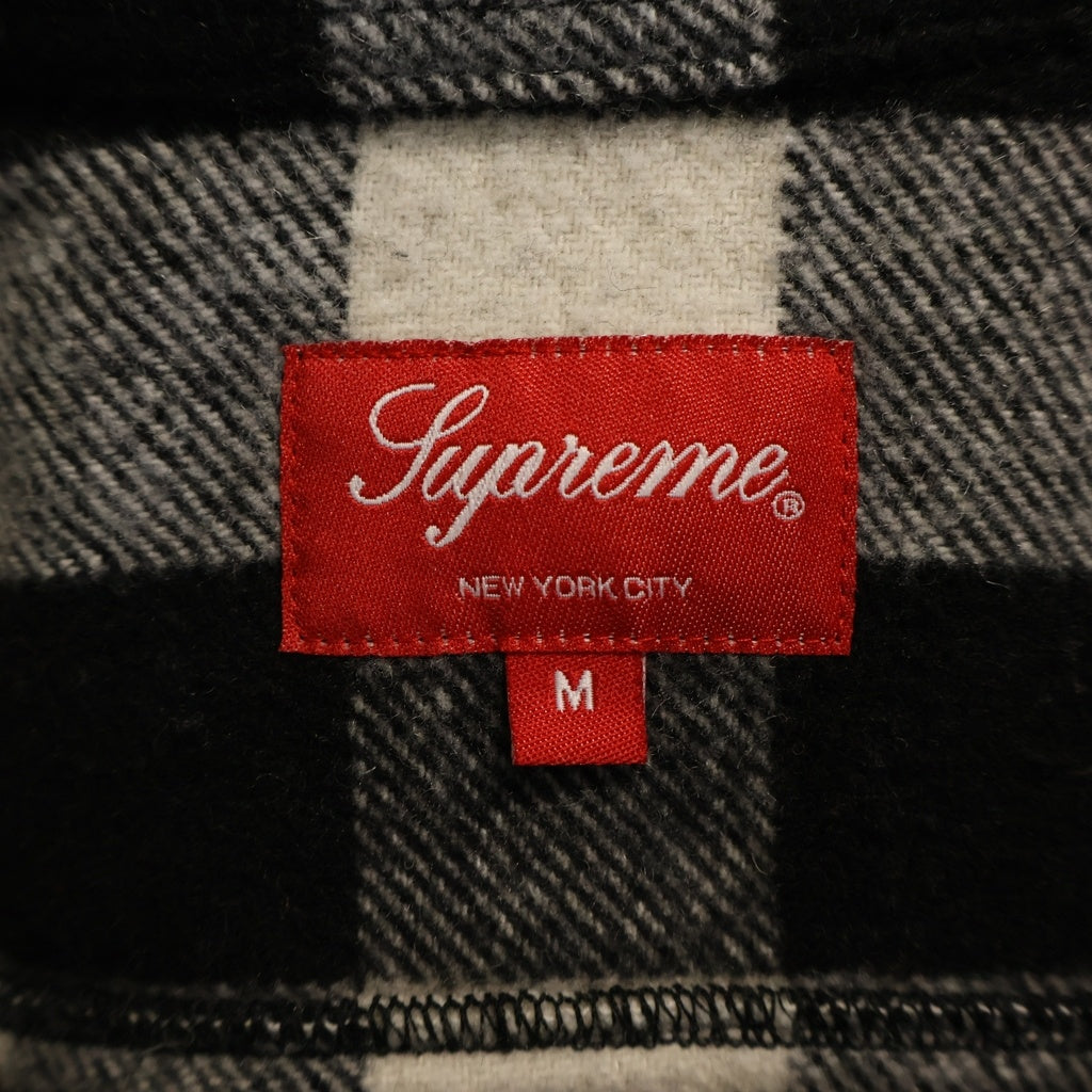 SUPREME(シュプリーム) 19AW 1-800 Buffalo Plaid Shirt バッファロー プレイド 長袖チェックシャツジャケット グレー
