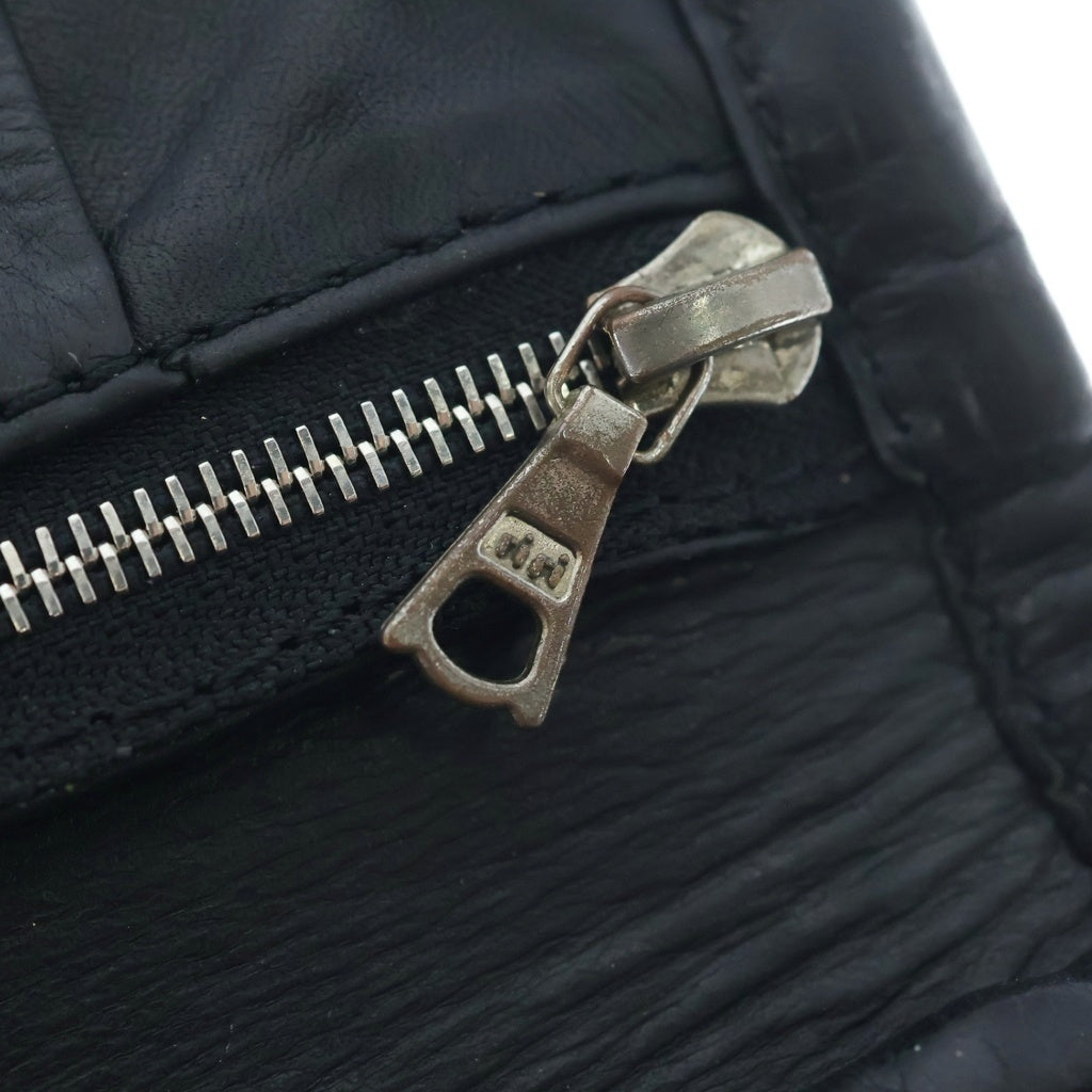 Bill Wall Leather/BWL(ビルウォールレザー) トライバル コンチョボタン ラージカレンシー レザーウォレット 長財布 ブラック