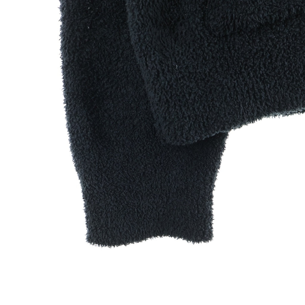 NO BRAND(ノーブランド) MASTERMIND WORLD LOUNGE ZIP UP HOODIE ラウンジ ジップアップ ボア フーディ パーカー ブラック CY0203-98C