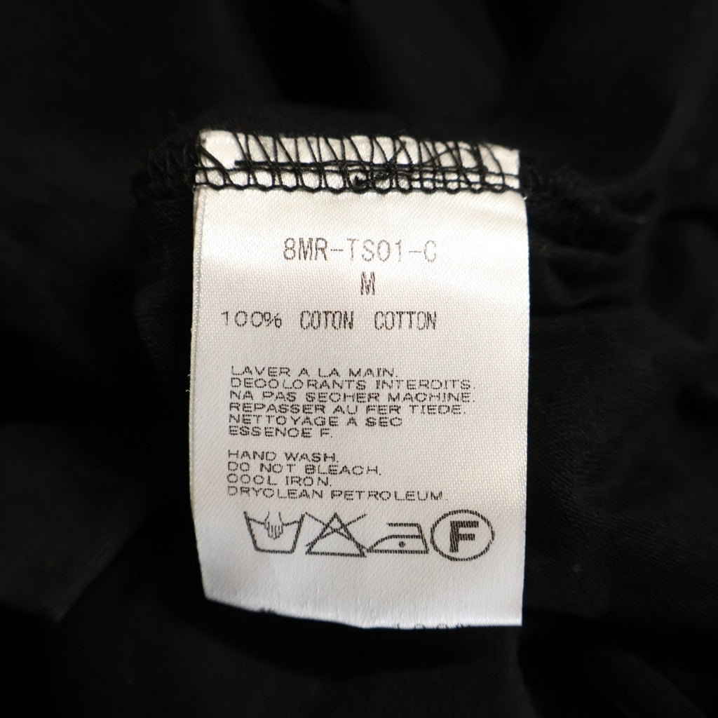 mastermind JAPAN(マスターマインドジャパン) ×ローリングストーンズ シアターエイト スパンコール ロゴ エンブロイダリー 半袖Tシャツ 8MR-TS01-C