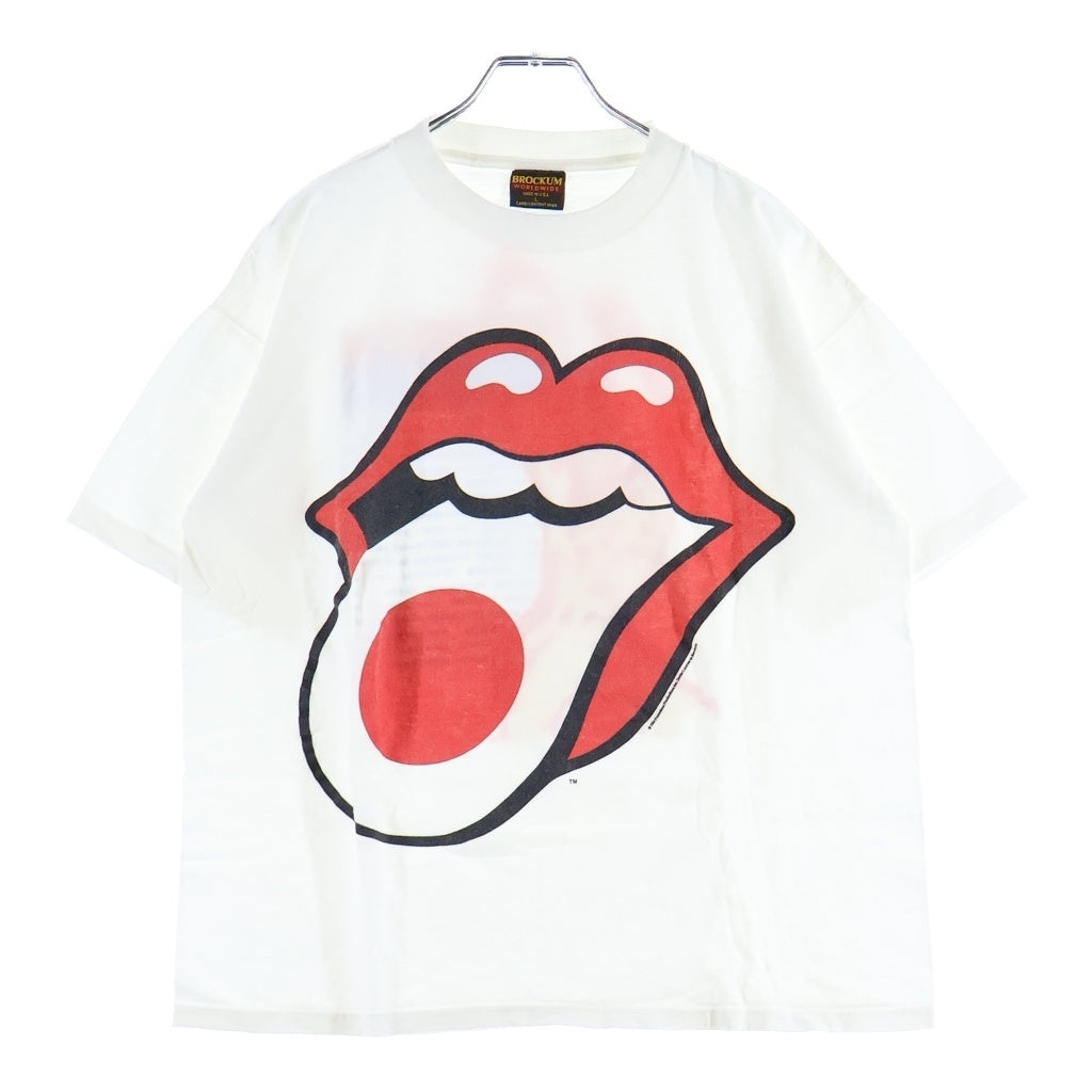 VINTAGE(ヴィンテージ) 90S VINTAGE THE ROLLING STONES VOODOO LOUNGE TOUR 94/95 TEE ヴィンテージ USA製 ブロッカム 日本フラッグ リップ&タン クルーネックTシャツ 半袖 カットソー ホワイト