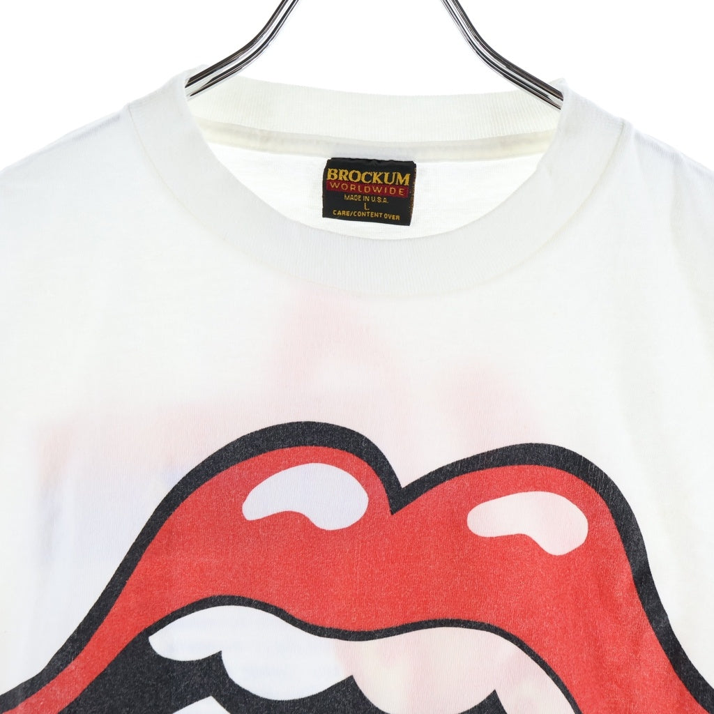 VINTAGE(ヴィンテージ) 90S VINTAGE THE ROLLING STONES VOODOO LOUNGE TOUR 94/95 TEE ヴィンテージ USA製 ブロッカム 日本フラッグ リップ&タン クルーネックTシャツ 半袖 カットソー ホワイト