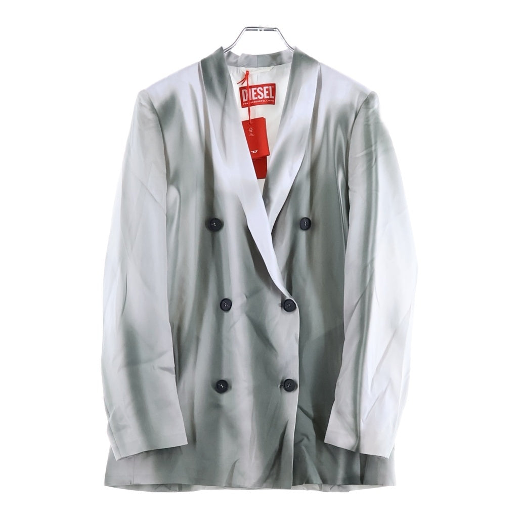DIESEL(ディーゼル) G-AVINA-S1 JACKET ジーアヴィナ ショールカラー ダブルブレスト テーラードジャケット グレー A20930