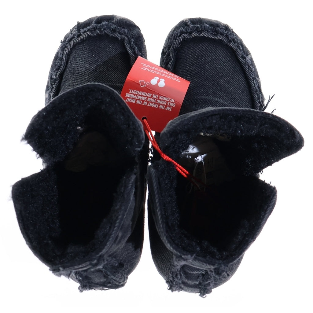 DIESEL(ディーゼル) D-WOODSTOCK HEEL AB ディーウッドストック デニムヒールアンクルブーツ レディース ブラック US8.5/25.5cm Y03696