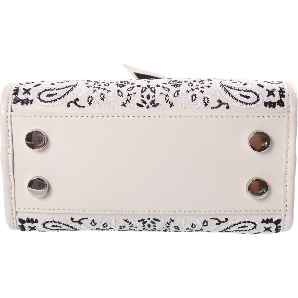 AMIRI(アミリ) BANDANA MICRO TRIANGLE BAG バンダナ マイクロ トライアングル 2WAY ハンドバッグ ショルダーバッグ アイボリー AWBGTH1012 レディース