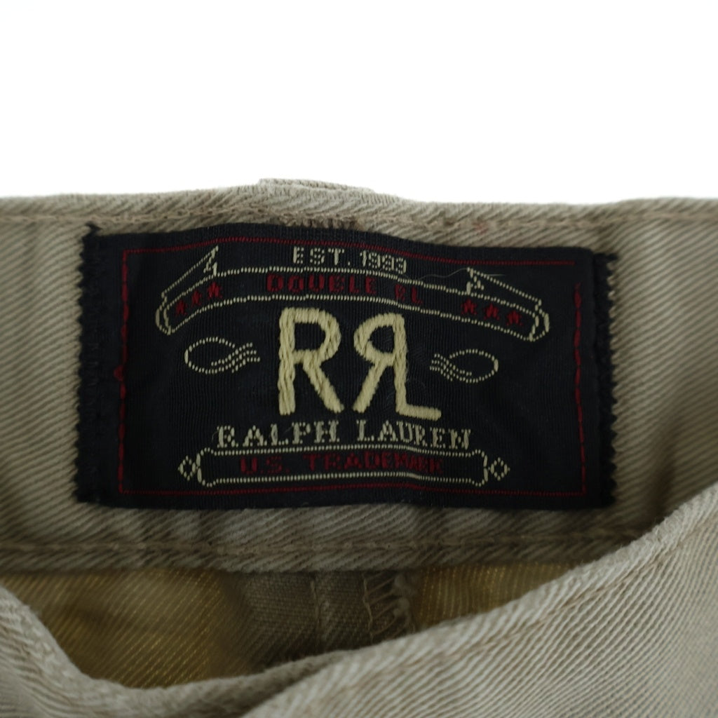 RRL(ダブルアールエル) 90S VINTAGE ヴィンテージ 三ツ星タグ ボタンフライ チノパンツ ベージュ