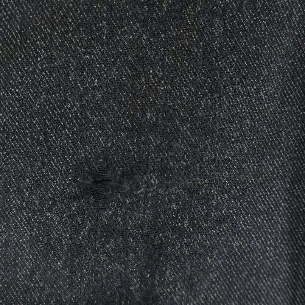 VINTAGE(ヴィンテージ) 40-50S VINTAGE PEPPERELL ペッパーエル ソルトアンドペッパー ヴィンテージ ボタンフライ スラックスパンツ コバート ブラック