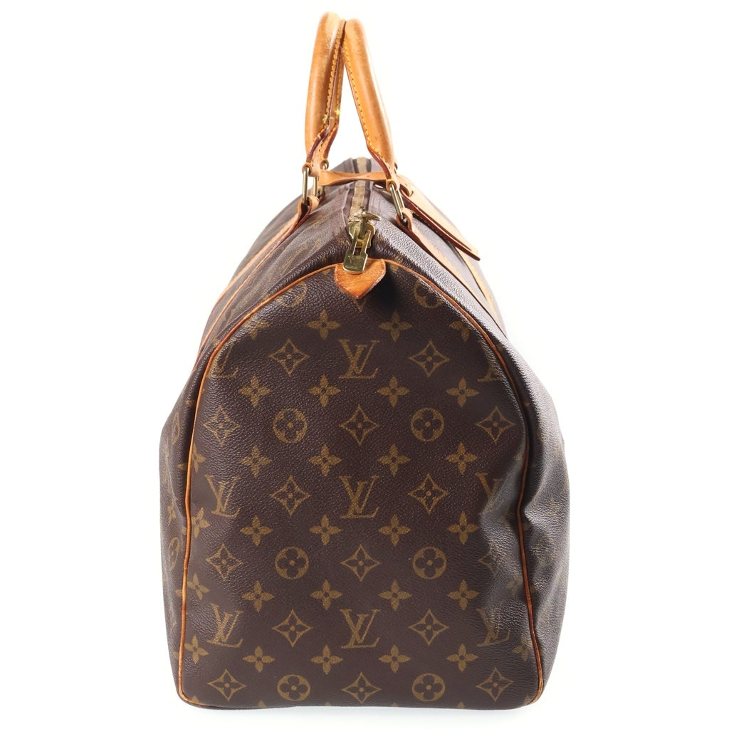 LOUIS VUITTON(ルイヴィトン) モノグラム キーポル50 ゴールド金具 PVC レザー ボストンバッグ ハンドバッグ ブラウン FL0022 M41426 レディース