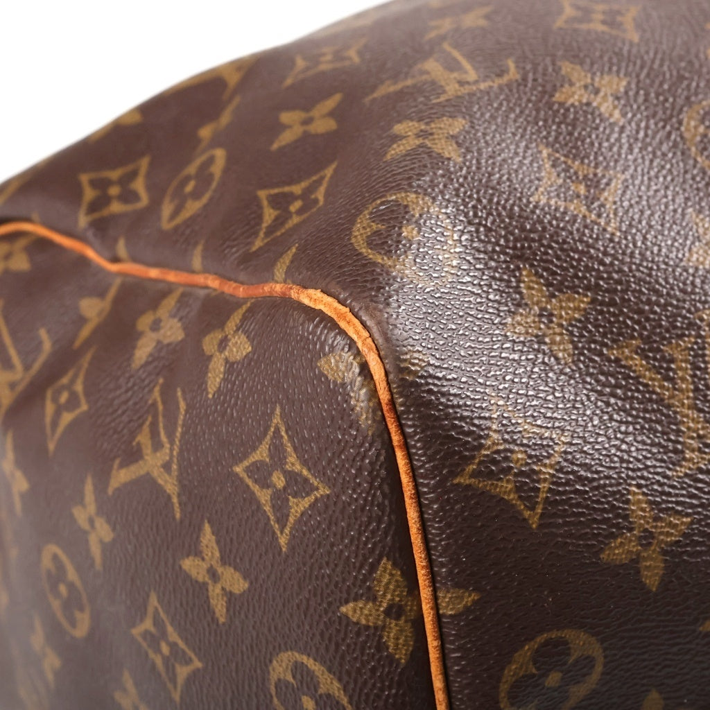 LOUIS VUITTON(ルイヴィトン) モノグラム キーポル50 ゴールド金具 PVC レザー ボストンバッグ ハンドバッグ ブラウン FL0022 M41426 レディース