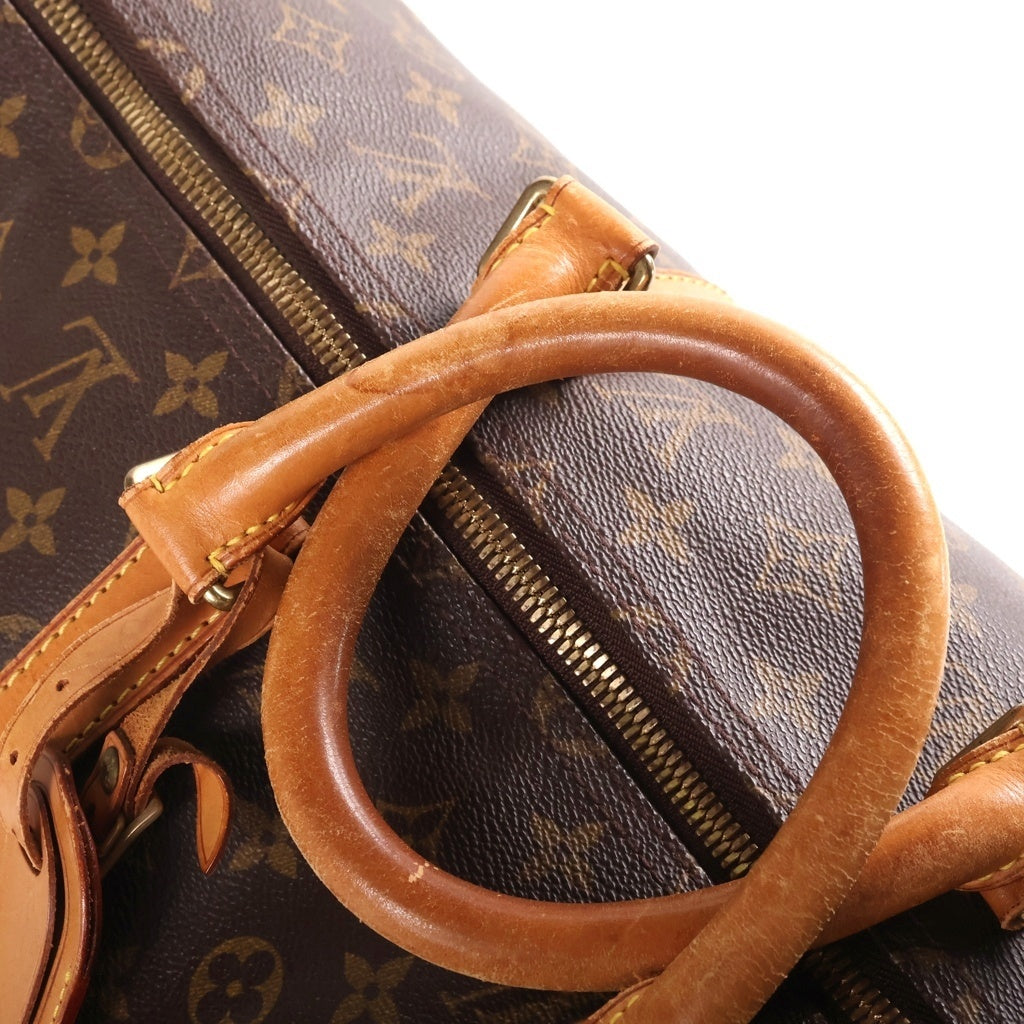 LOUIS VUITTON(ルイヴィトン) モノグラム キーポル50 ゴールド金具 PVC レザー ボストンバッグ ハンドバッグ ブラウン FL0022 M41426 レディース