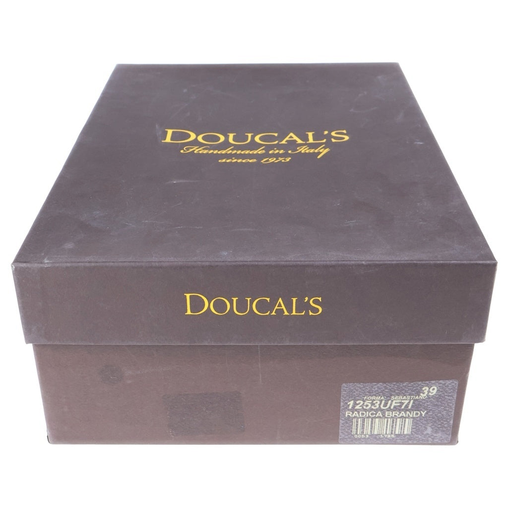 DOUCAL'S(デュカルス) プレーントゥ サイドゴアブーツ ドレスシューズ レディース ブラウン 1253UF7I