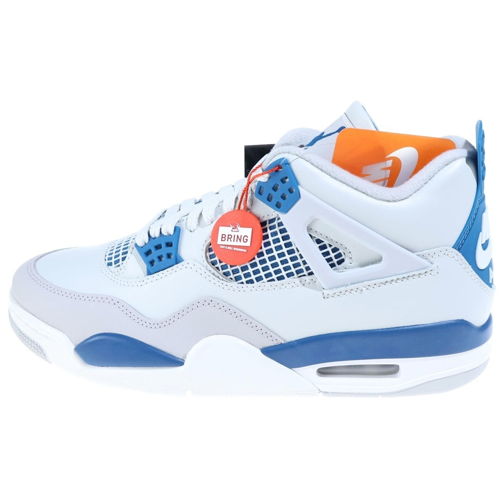 NIKE(ナイキ) AIR JORDAN 4 RETRO INDUSTRIAL BLUE エアジョーダン4 レトロ インダストリアルブルー ハイカットスニーカー ホワイト/ブルー US9.5/27.5cm FV5029-141