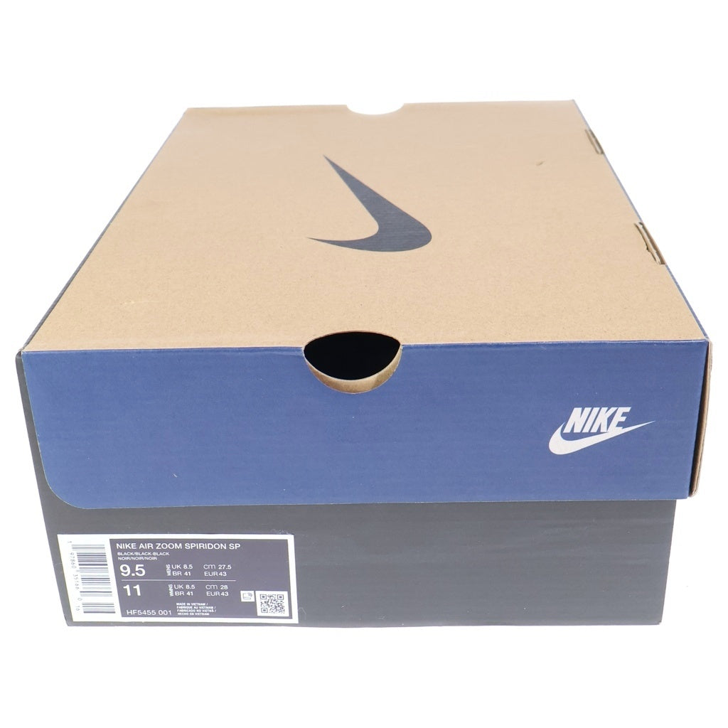 NIKE(ナイキ) ×FRAGMENT AIR ZOOM SPIRIDON SP フラグメント エアズームスピリドン ローカットスニーカー ブラック US9.5/27.5cm HF5455-001