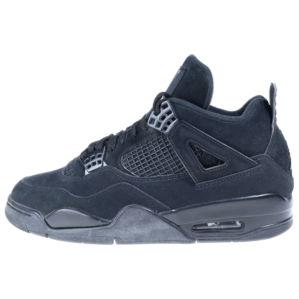 NIKE(ナイキ) AIR JORDAN 4 BLACK CAT ジョーダン4 ブラックキャット ハイカットスニーカー ブラック US9/27cm CU1110-010