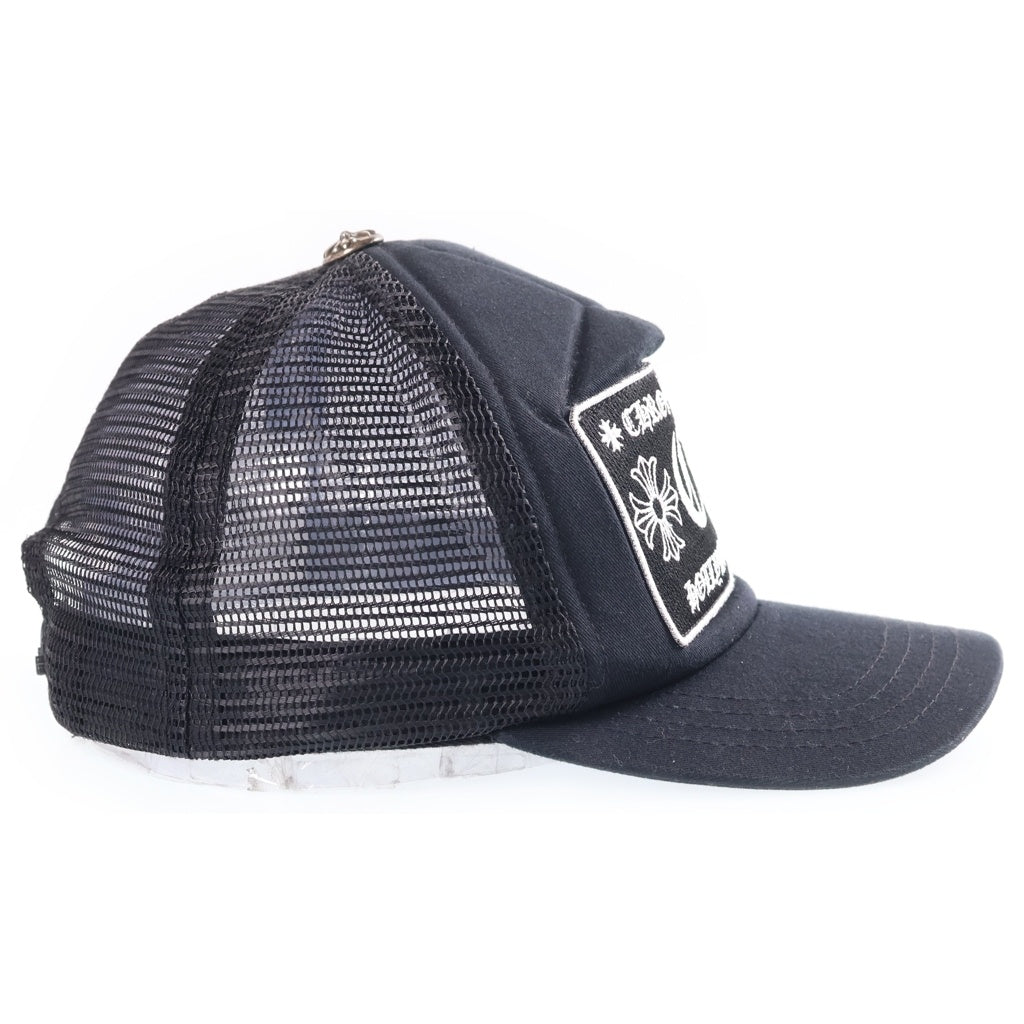 CHROME HEARTS(クロムハーツ) TRUCKER CAP トラッカー メッシュキャップ CHパッチ クロスボール 帽子 ブラック