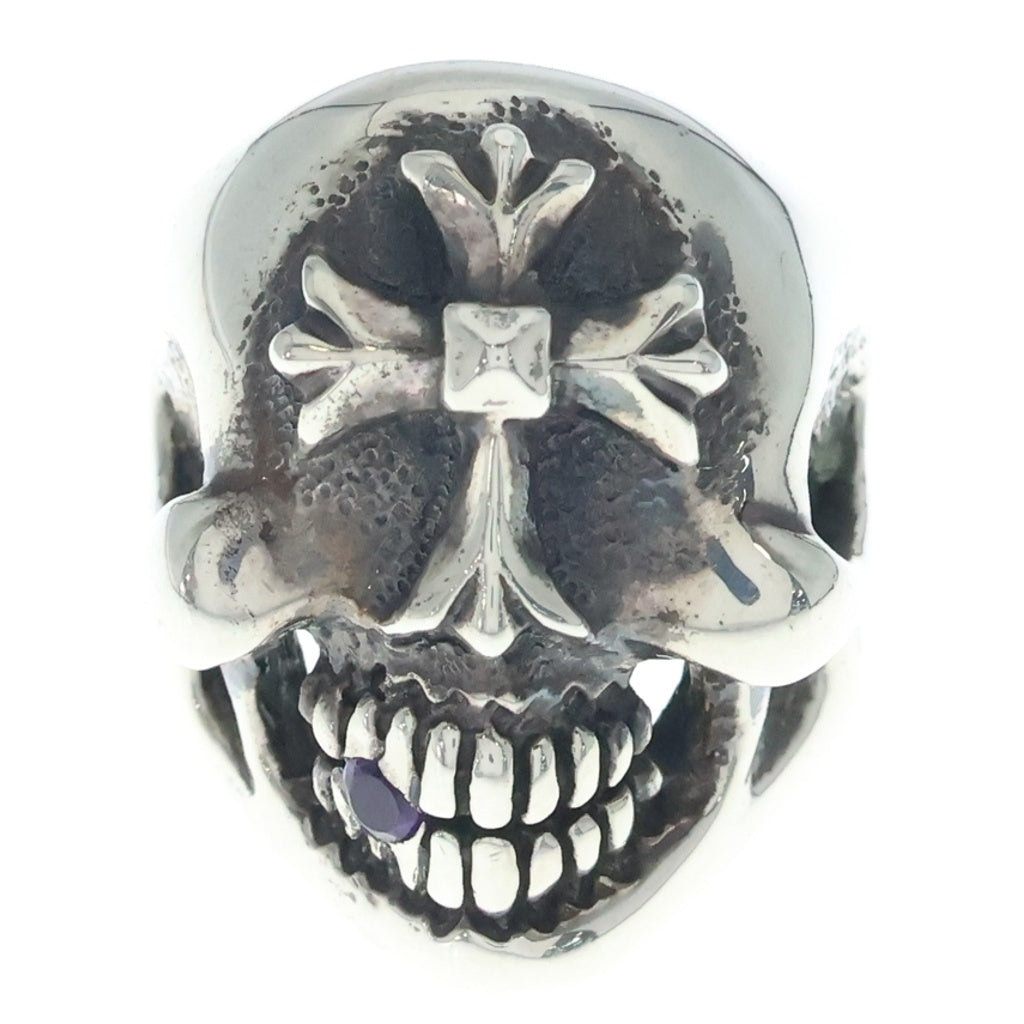 Travis Walker(トラヴィスワーカー) CROSS MY MIND RING スカルモチーフ クロス マイ マインド リング 指輪 シルバー