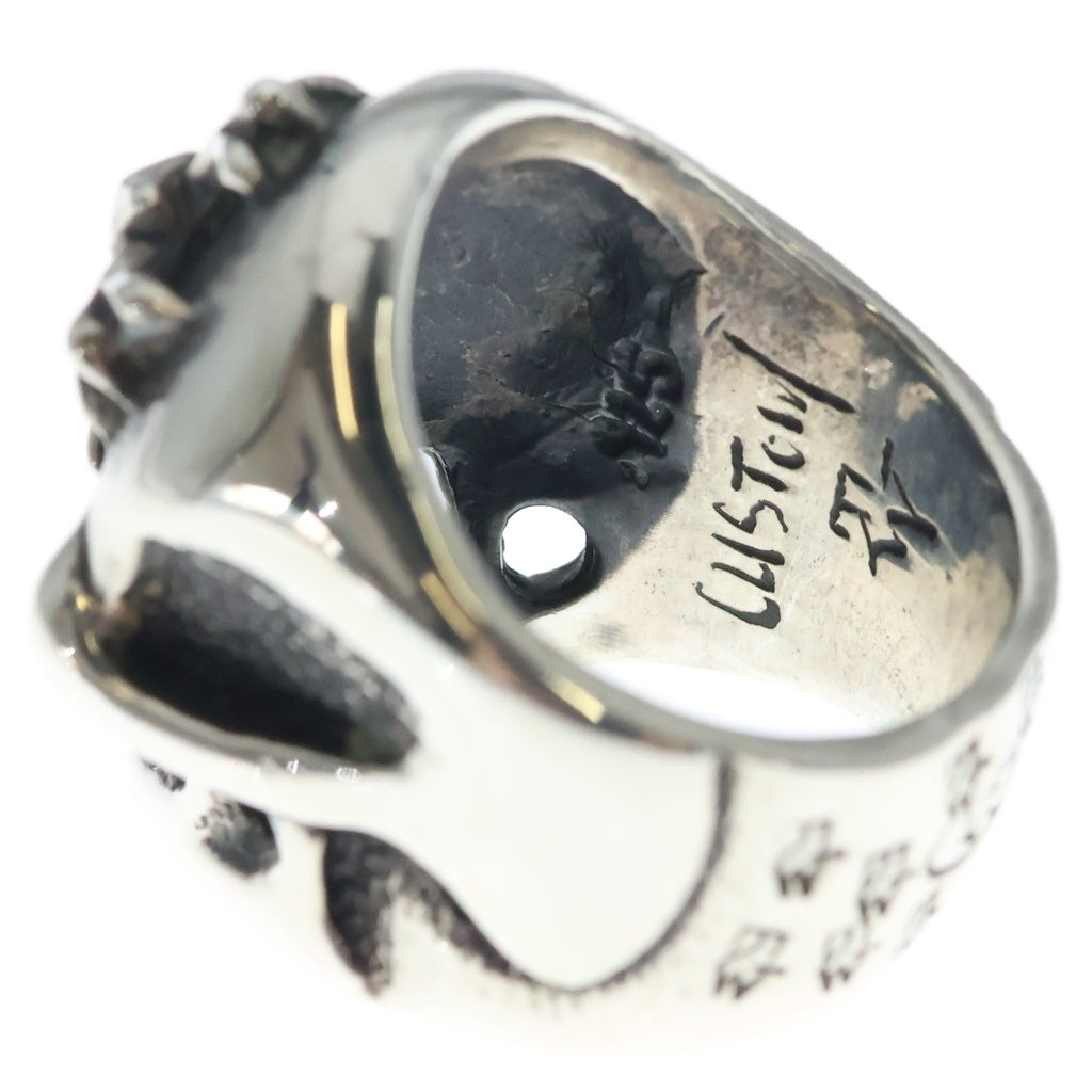 Travis Walker(トラヴィスワーカー) CROSS MY MIND RING スカルモチーフ クロス マイ マインド リング 指輪 シルバー