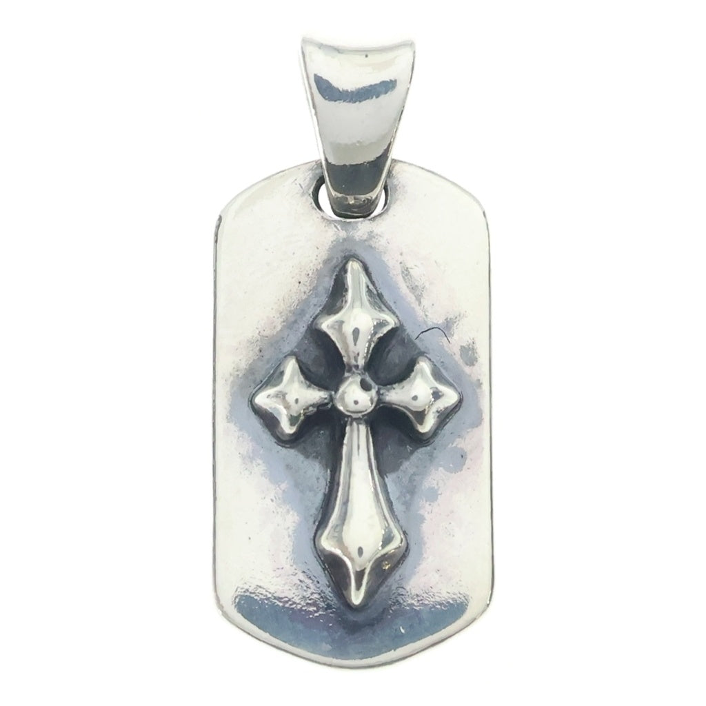 Travis Walker(トラヴィスワーカー) STRETCH DOG TAG WITH 1 SILVER SMALL ARROW CROSS スモール ストレッチ アロークロス ドックタグ ペンダントトップ シルバー DTS040-SV-S-AC