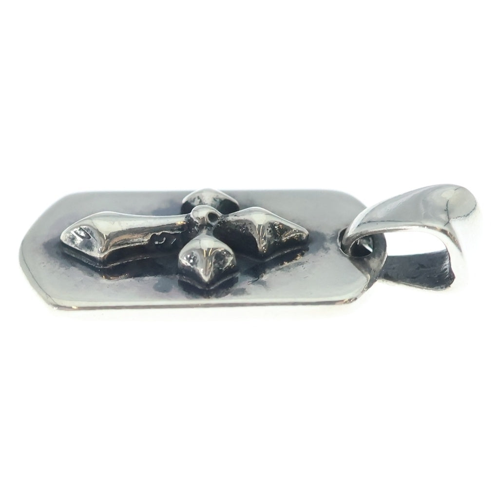 Travis Walker(トラヴィスワーカー) STRETCH DOG TAG WITH 1 SILVER SMALL ARROW CROSS スモール ストレッチ アロークロス ドックタグ ペンダントトップ シルバー DTS040-SV-S-AC