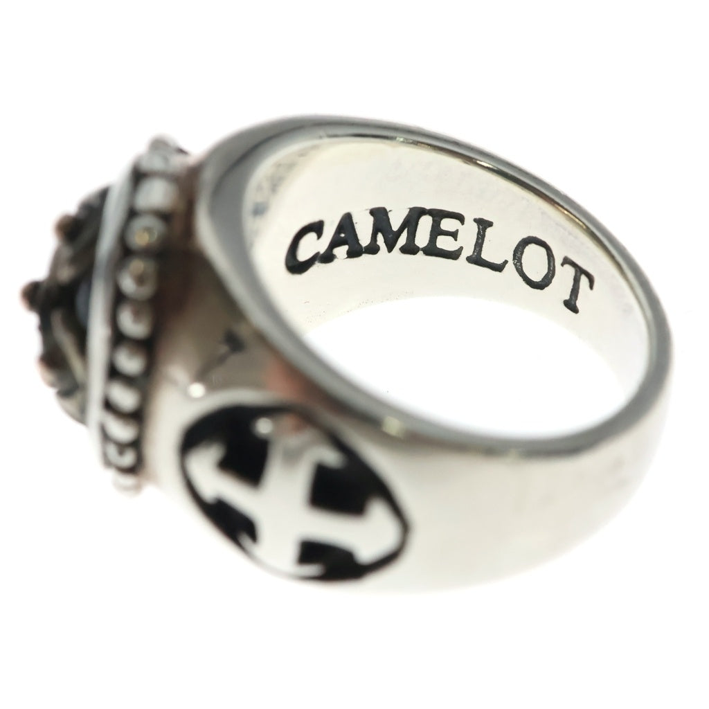 LORD CAMELOT(ロードキャメロット) クロス・フローリー ガーネット リング シルバー LC 803 MA SVOXD GNT