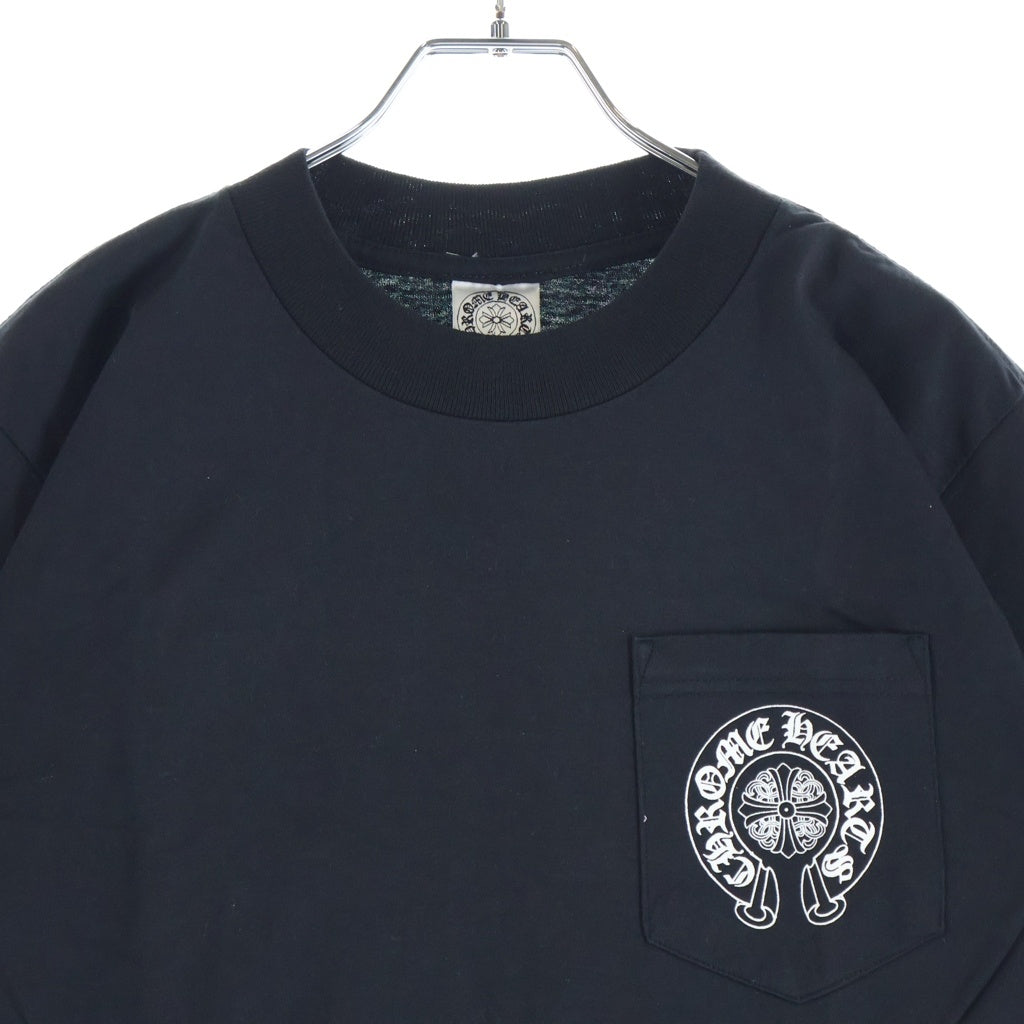 CHROME HEARTS(クロムハーツ) OLD BACK CEMETERY S/S TEE オールド バックセメタリークロスプリント クルーネック 半袖Tシャツ カットソー ブラック