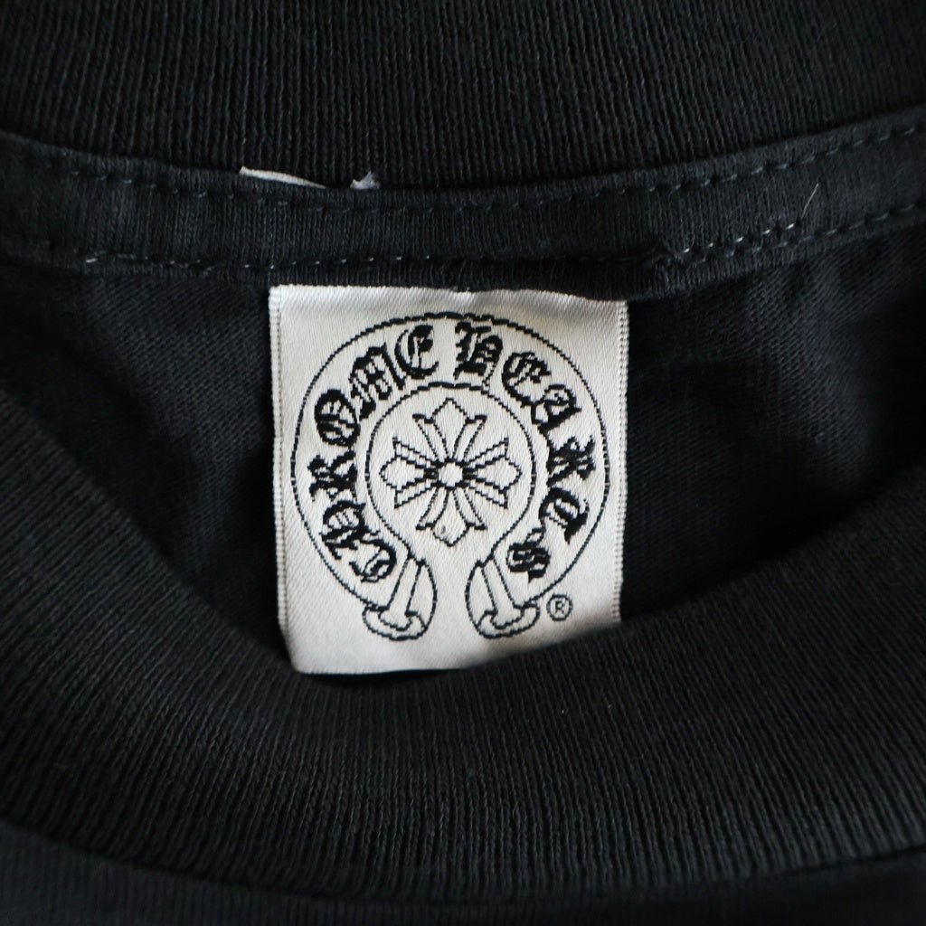 CHROME HEARTS(クロムハーツ) OLD BACK CEMETERY S/S TEE オールド バックセメタリークロスプリント クルーネック 半袖Tシャツ カットソー ブラック