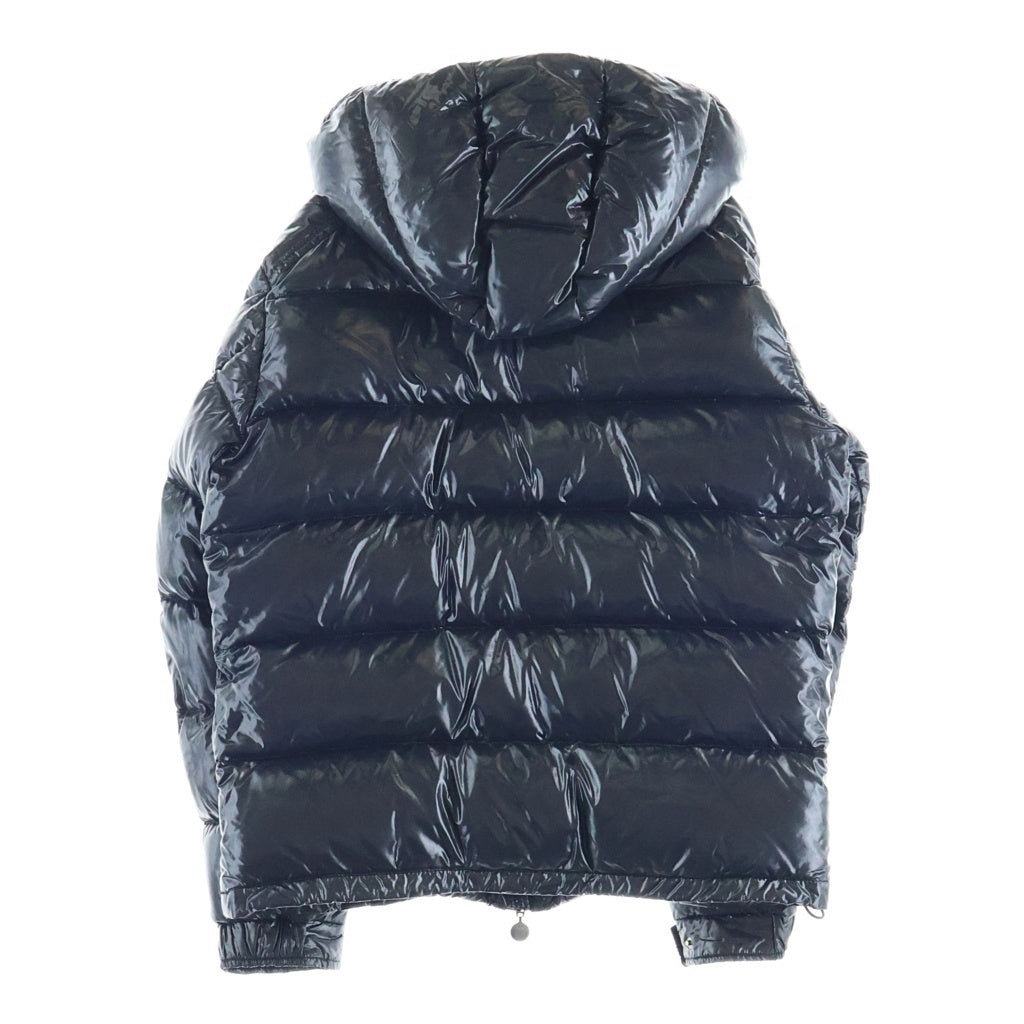 MONCLER(モンクレール) MAYA GIUBBOTTO マヤ ロゴパッチ フーディー ダウンジャケット ブラック G32-003 020914036650