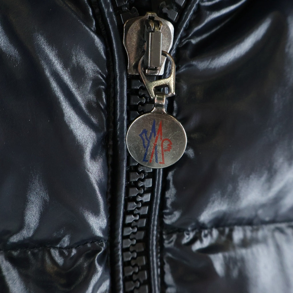 MONCLER(モンクレール) MAYA GIUBBOTTO マヤ ロゴパッチ フーディー ダウンジャケット ブラック G32-003 020914036650