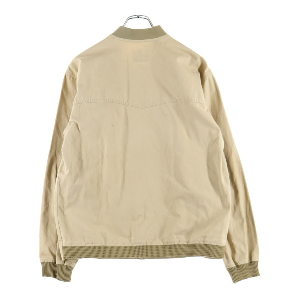 A BATHING APE(アベイシングエイプ) カップショルダー ジップアップダービージャケット ブルゾン ベージュ