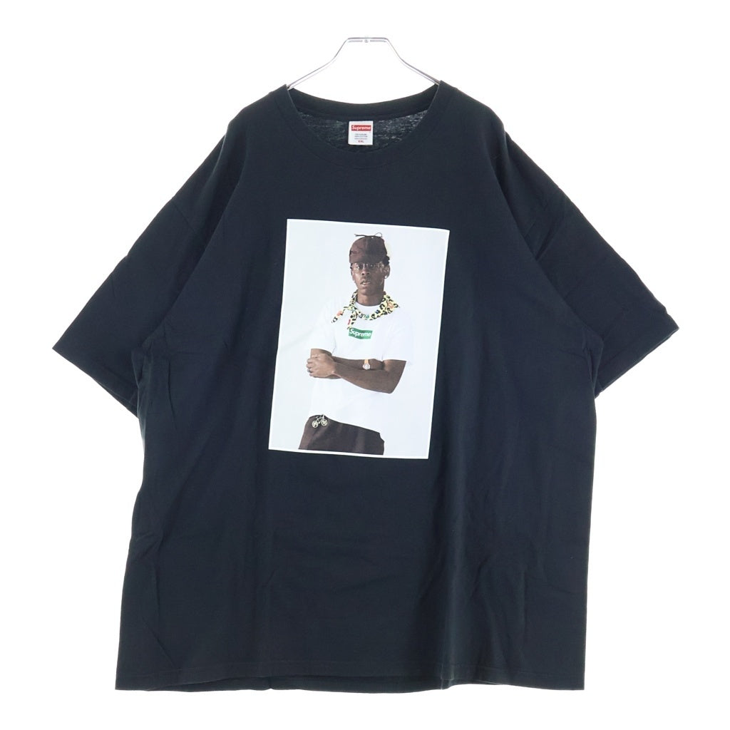 SUPREME(シュプリーム) 24AW Tyler The Creator Tee タイラーザクリエイター フロントフォト ロゴ クルーネック 半袖Tシャツ カットソー ブラック
