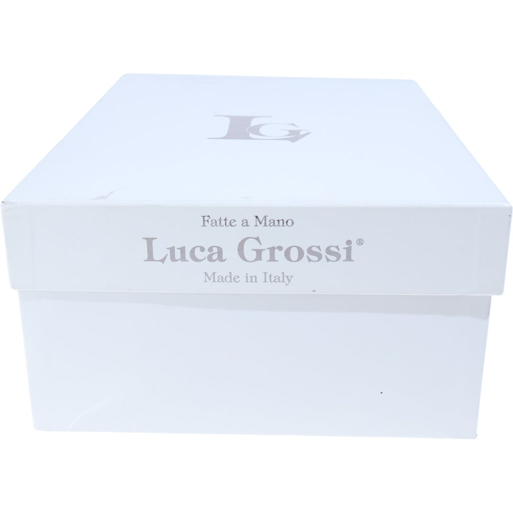 NO BRAND(ノーブランド) Luca Grossi ルカグロッシ メタルパーツ 厚底 幾何学 ビットローファー レディース ブラック K072M