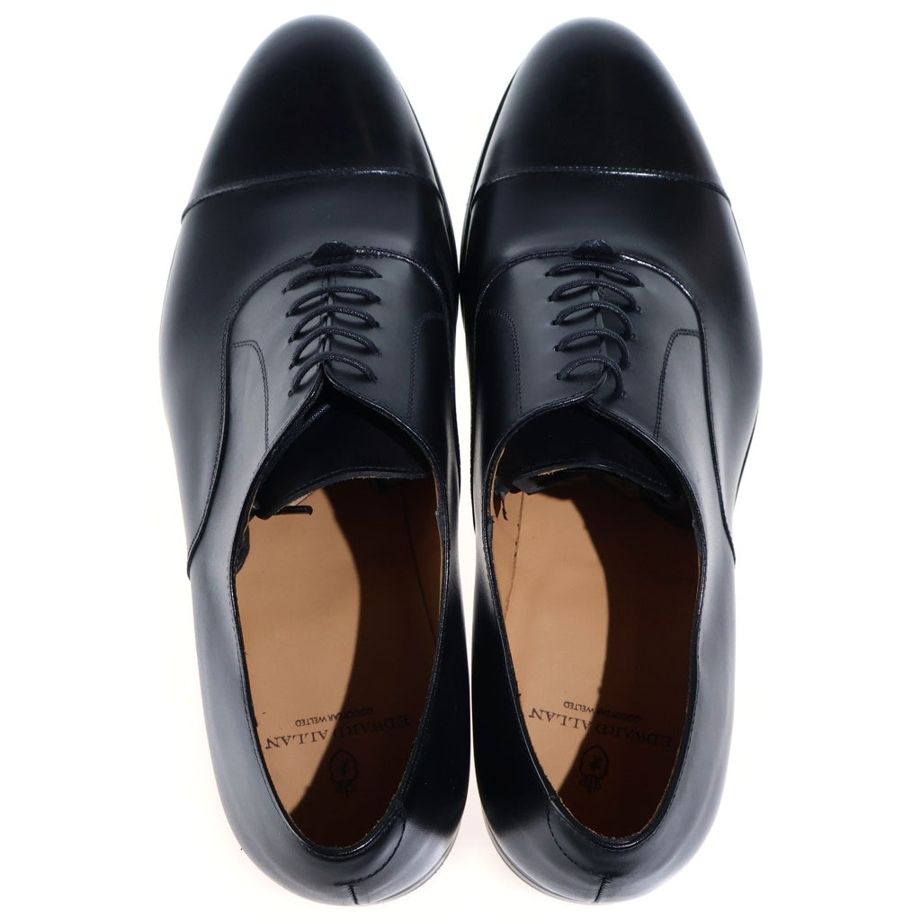 NO BRAND(ノーブランド) EDWARD ALLAN エドワードアレン ストレートチップ レースアップ レザーシューズ ブラック 9971