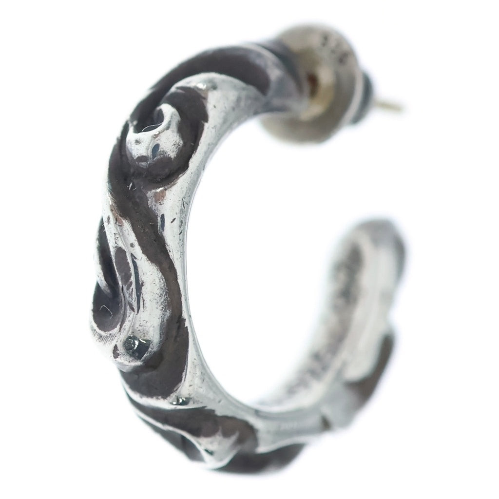 CHROME HEARTS(クロムハーツ) HOOP SCROOL スクロール フープピアス シルバー BCA102