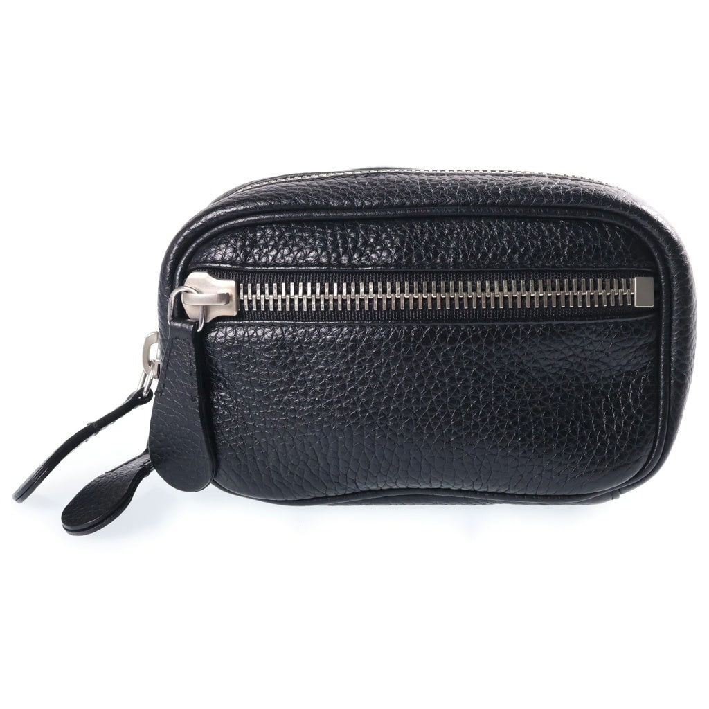 Maison Margiela(メゾンマルジェラ) 20SS 4ステッチ レザーウエストショルダーバッグ ブラック S55WB0019