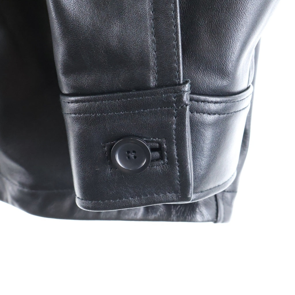 SCHOTT(ショット) LEATHER CAR COAT レザー カーコート ジャケット ブラック 782-6150007